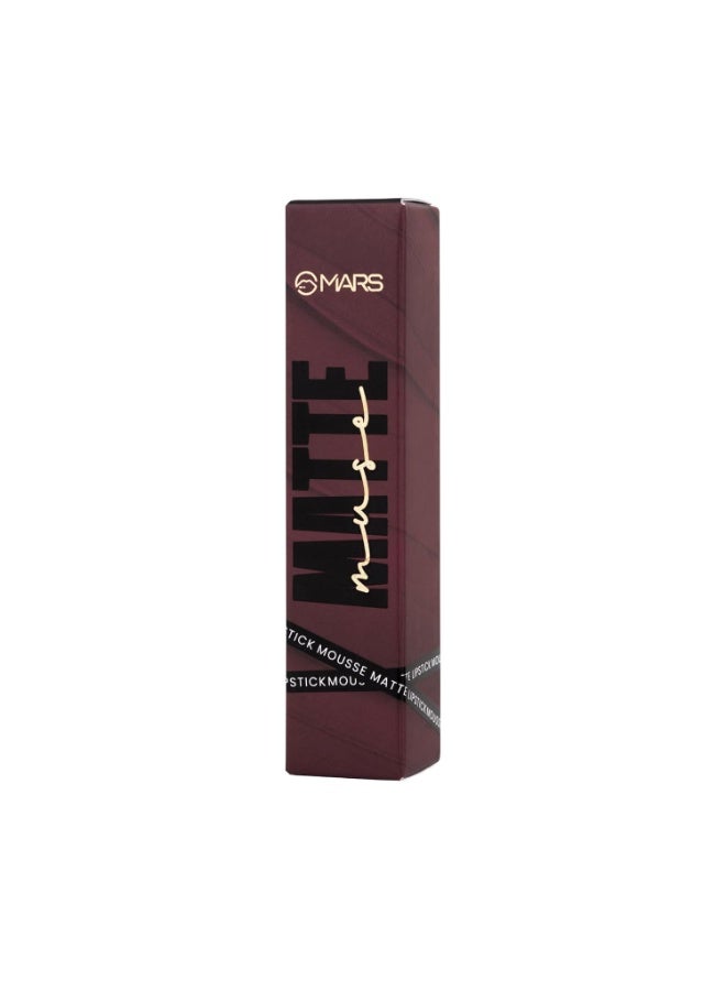 MARS Matte Muse Mousse Lipstick (3ml) (17-GLAM GODDESS) with Doe-Foot Applicator | Highly Pigmented | Smooth Texture | Hydrating Formula | Blurry Lips Effect - Image 4